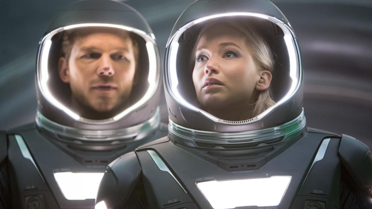 Главные герои фильма Пассажиры в скафандрах 