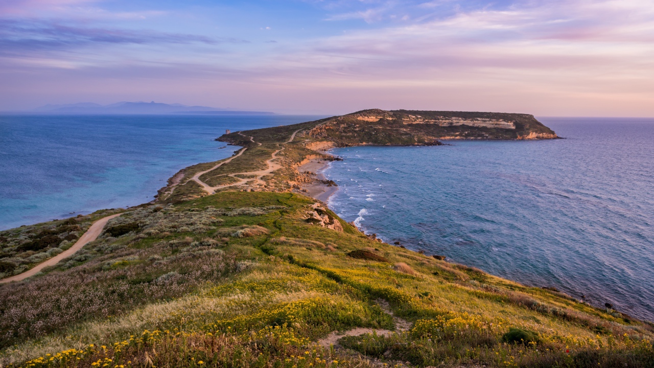 Мыс Капо Сан - Марко, полуостров Синис   