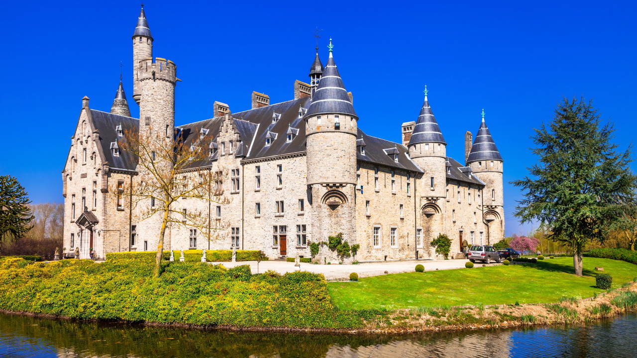 Замок в Борне у пруда, Бельгия 