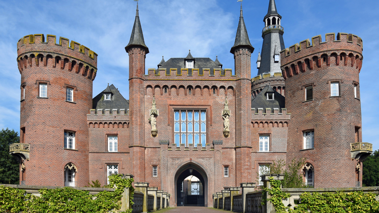 Музей Moyland Castle, город Бедбурге-Хау Германия 