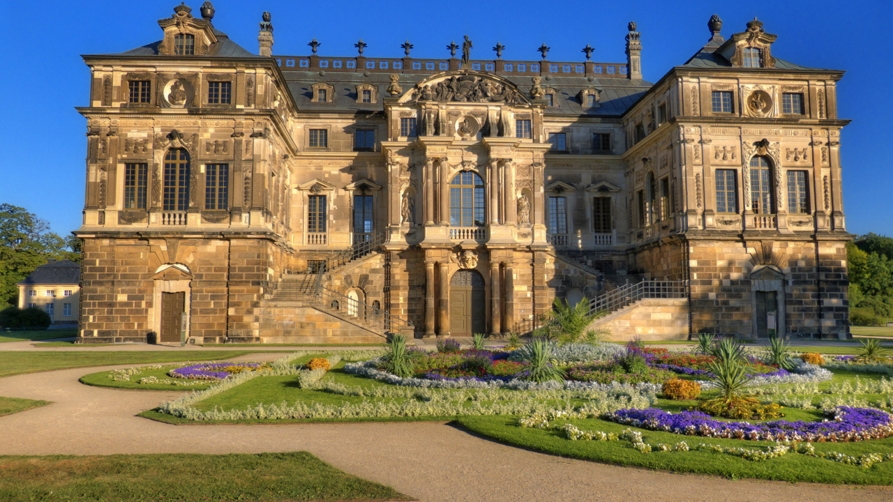 Дворец в Большом саду, Дрезден. Германия 