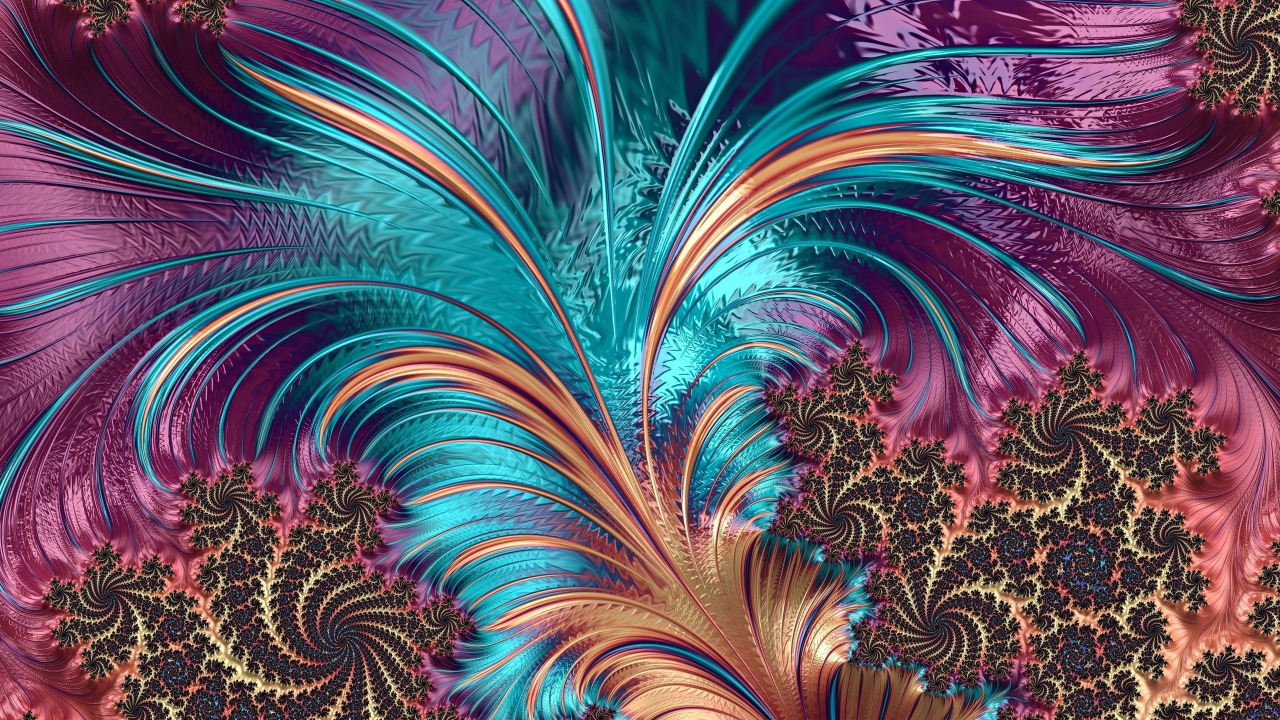 Разноцветный абстрактный рисунок