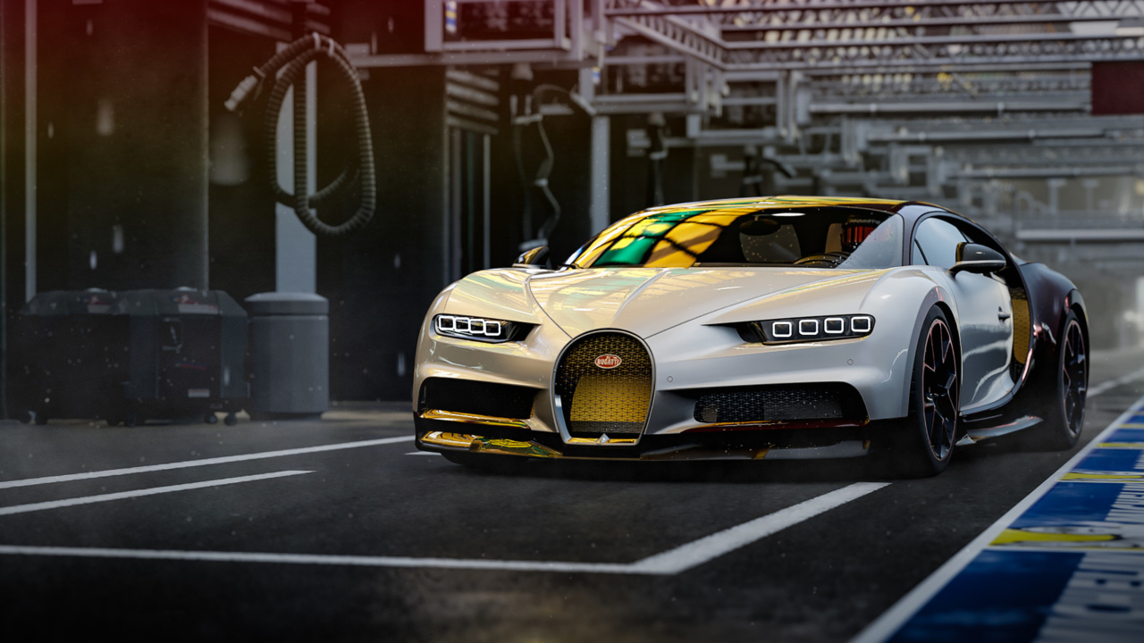 Спортивный автомобиль Bugatti Chiron 1500