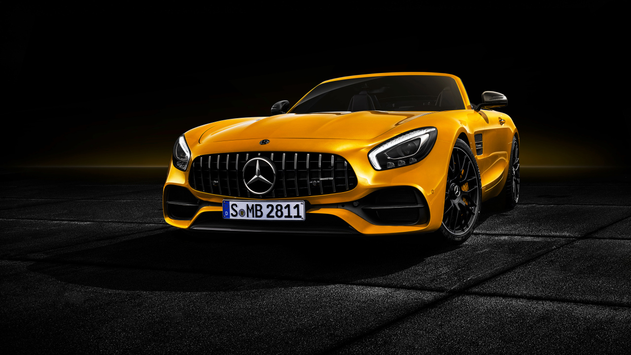 Спортивный автомобиль Mercedes-AMG GT S Roadster, 2018