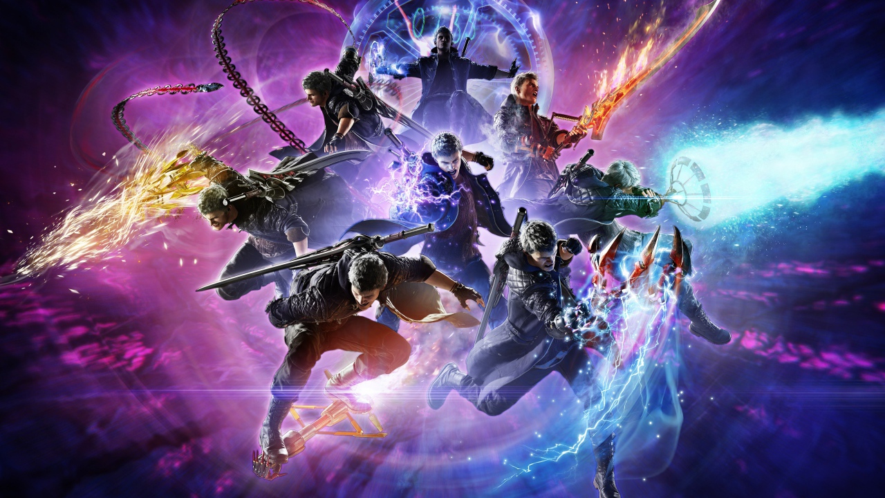 Постер компьютерной игры Devil May Cry 5, 2019