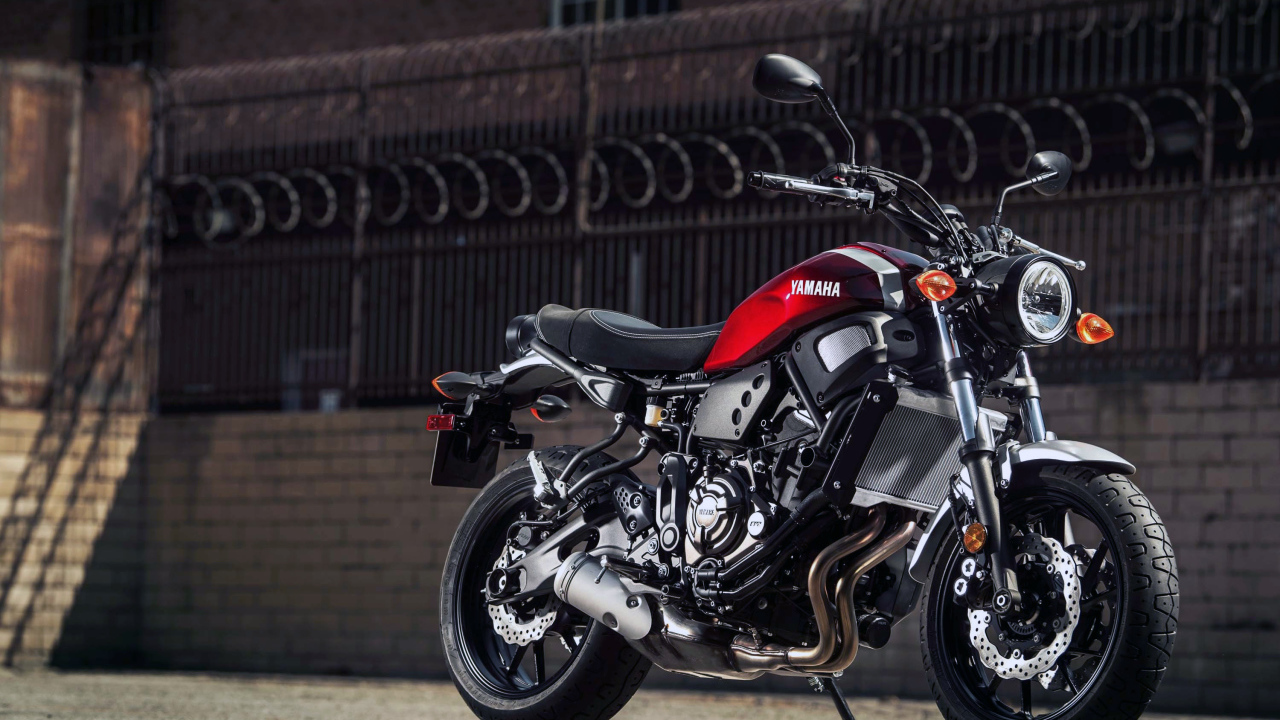 Большой мотоцикл  Yamaha XSR700, 2018