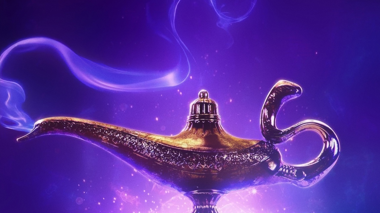 Постер фильма фэнтези Аладдин, 2019