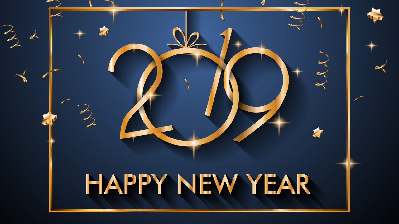Счастливого нового года 2019 