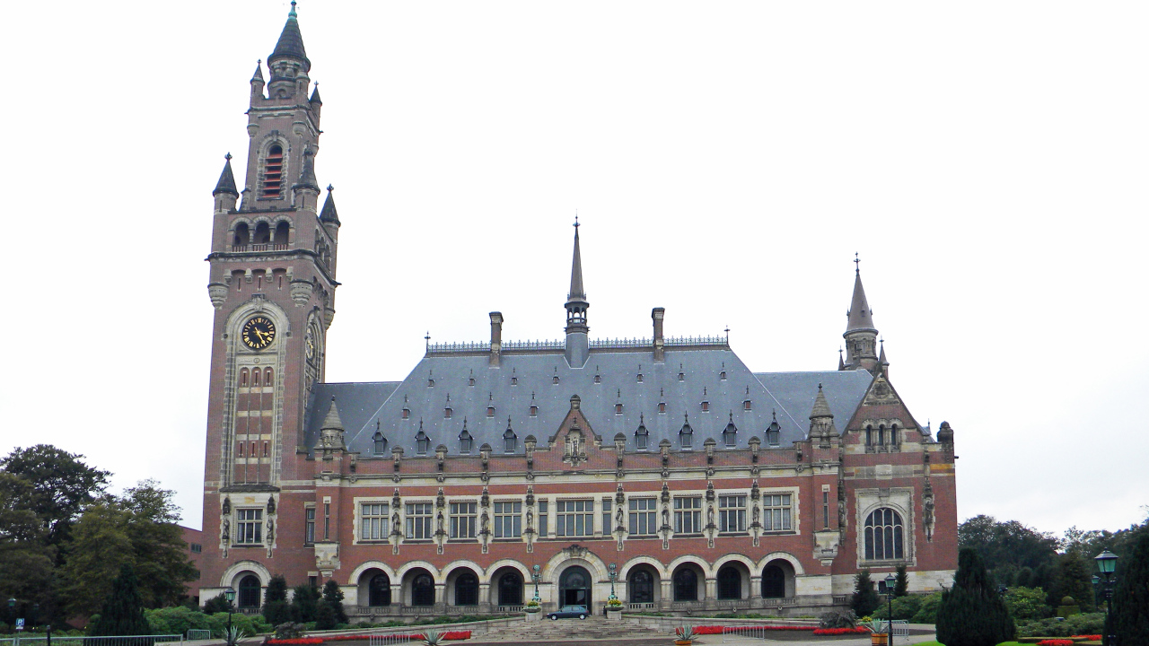 Здание  Дворец мира, Гаага. Нидерланды