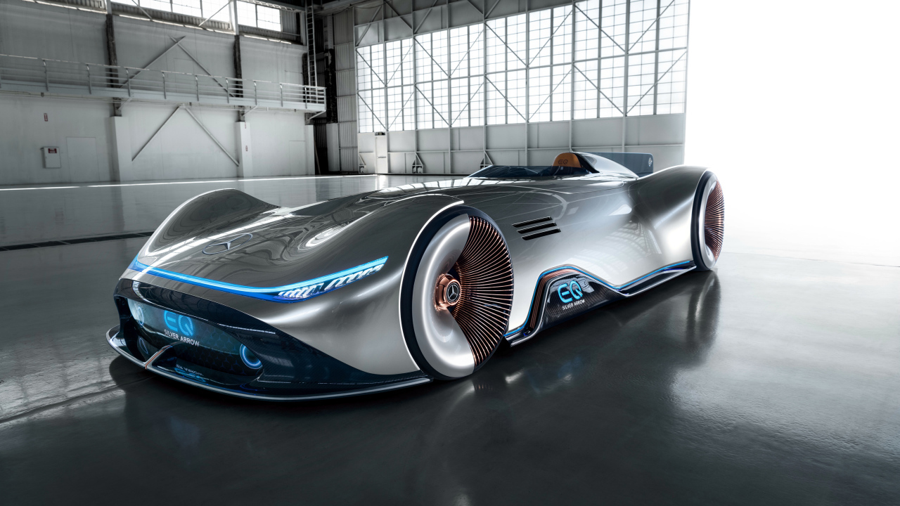 Электрокар Mercedes Benz Vision EQ Silver Arrow, концепт