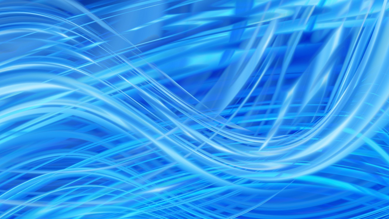 Яркие голубые абстрактные волны 