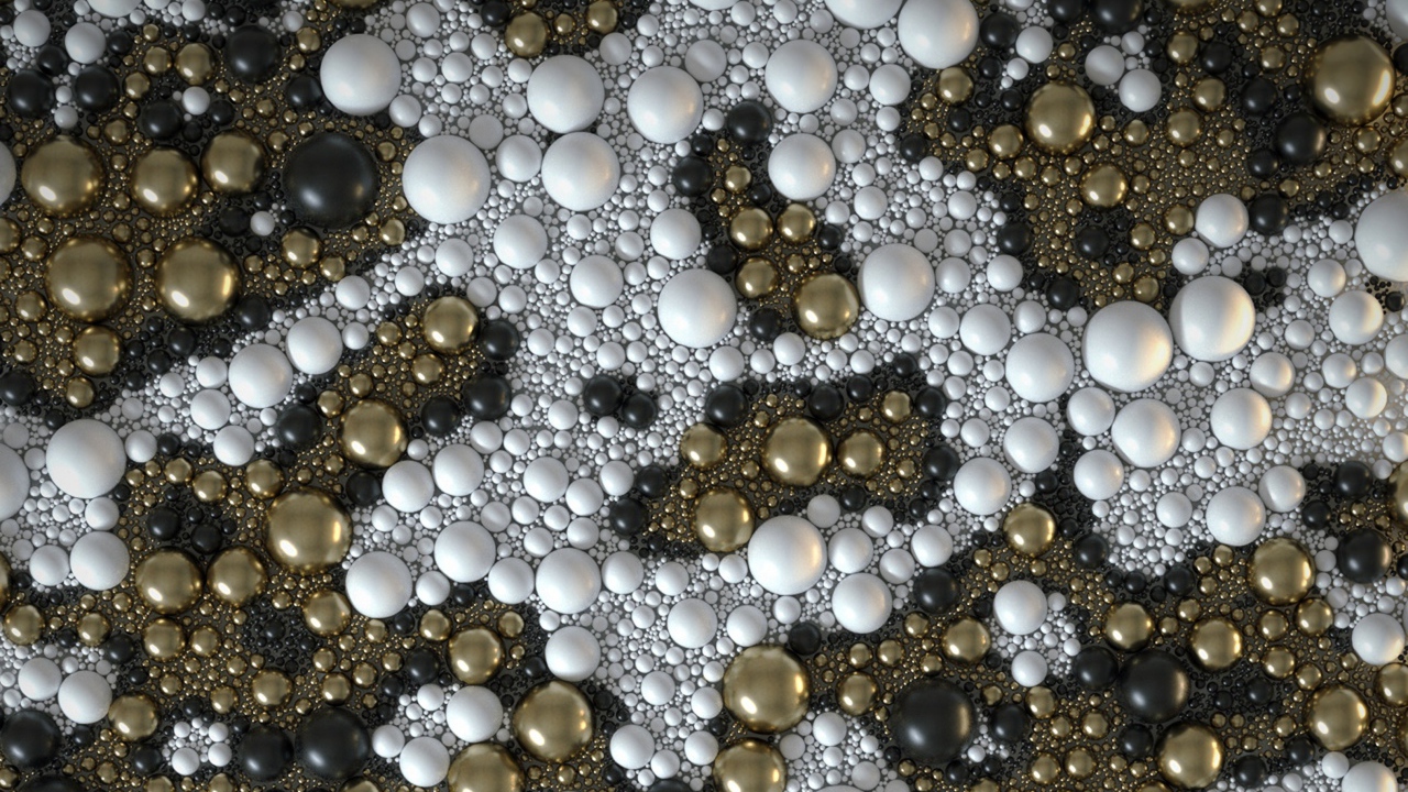 Абстрактные разноцветные пузыри 