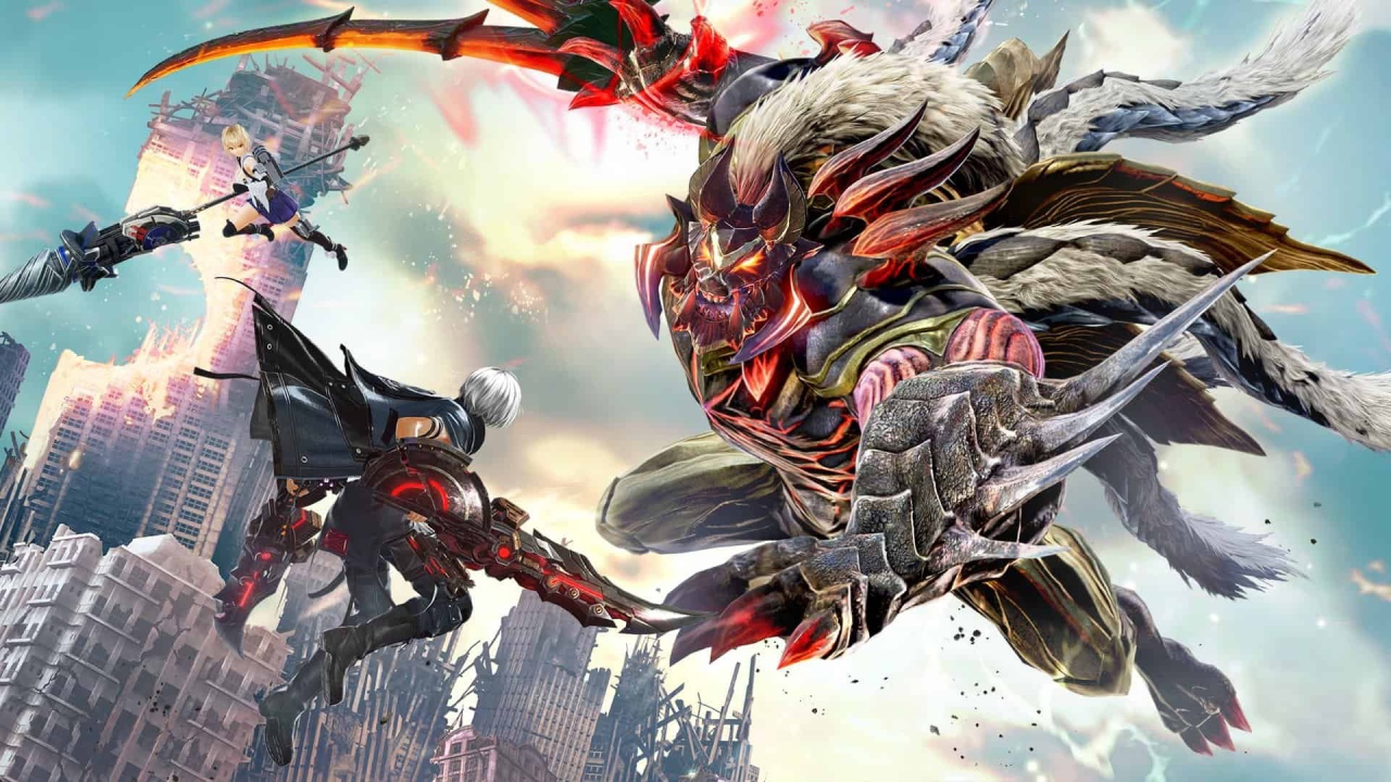 Кадр новой видеоигры God Eater 3, 2019 года