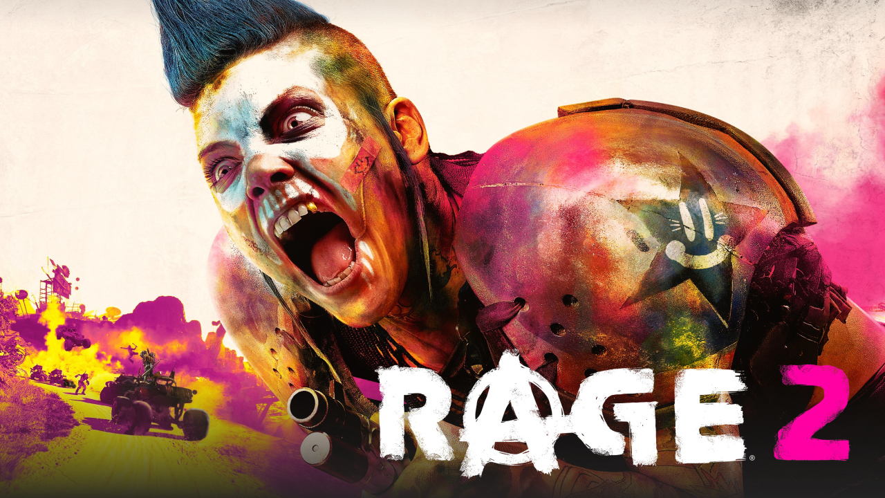 Постер компьютерной игры Rage 2, 2019 года