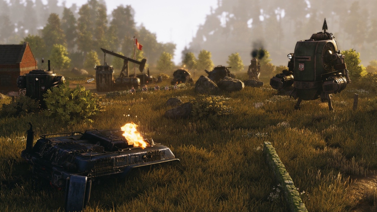 Скриншот видеоигры игры Iron Harvest, 2019 года