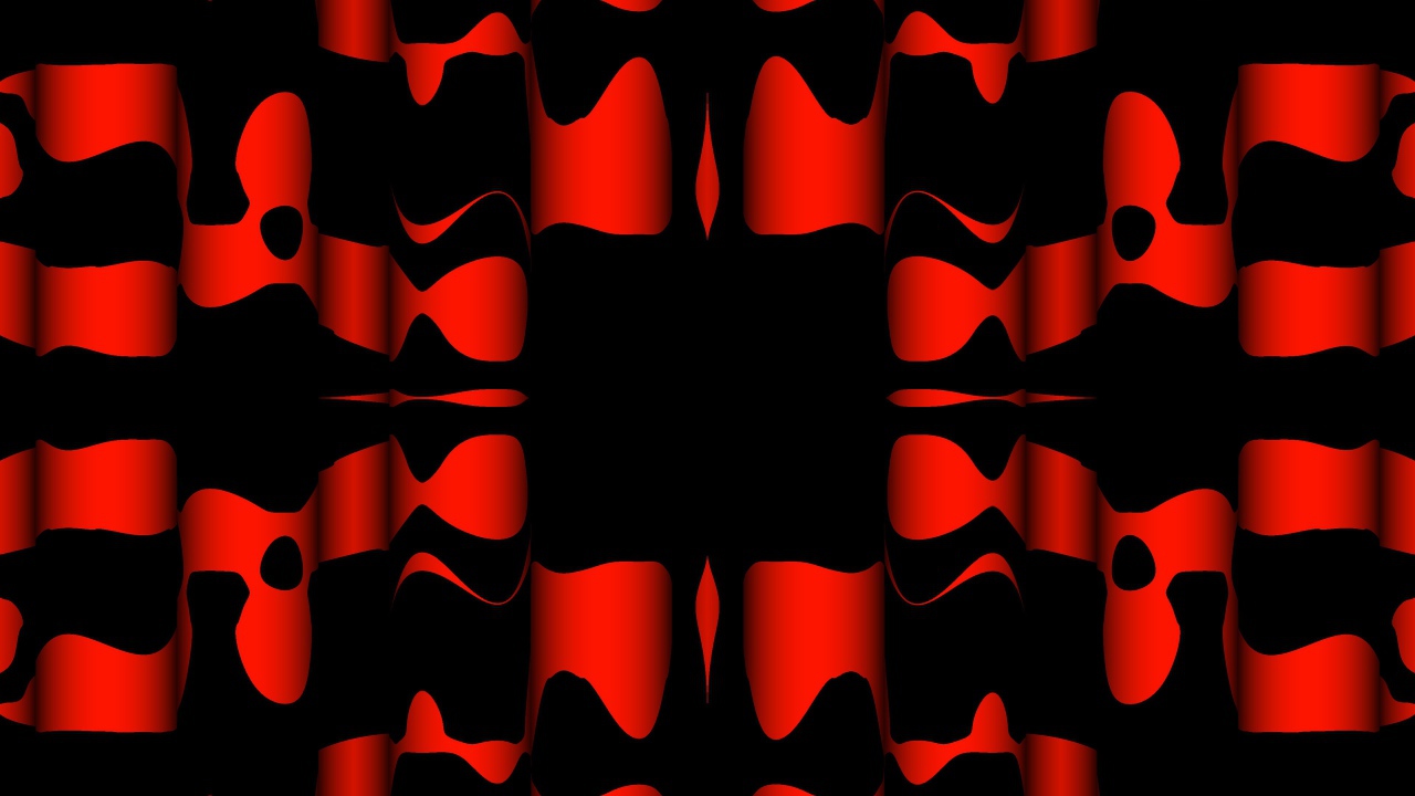 Черные и красные узоры крупным планом