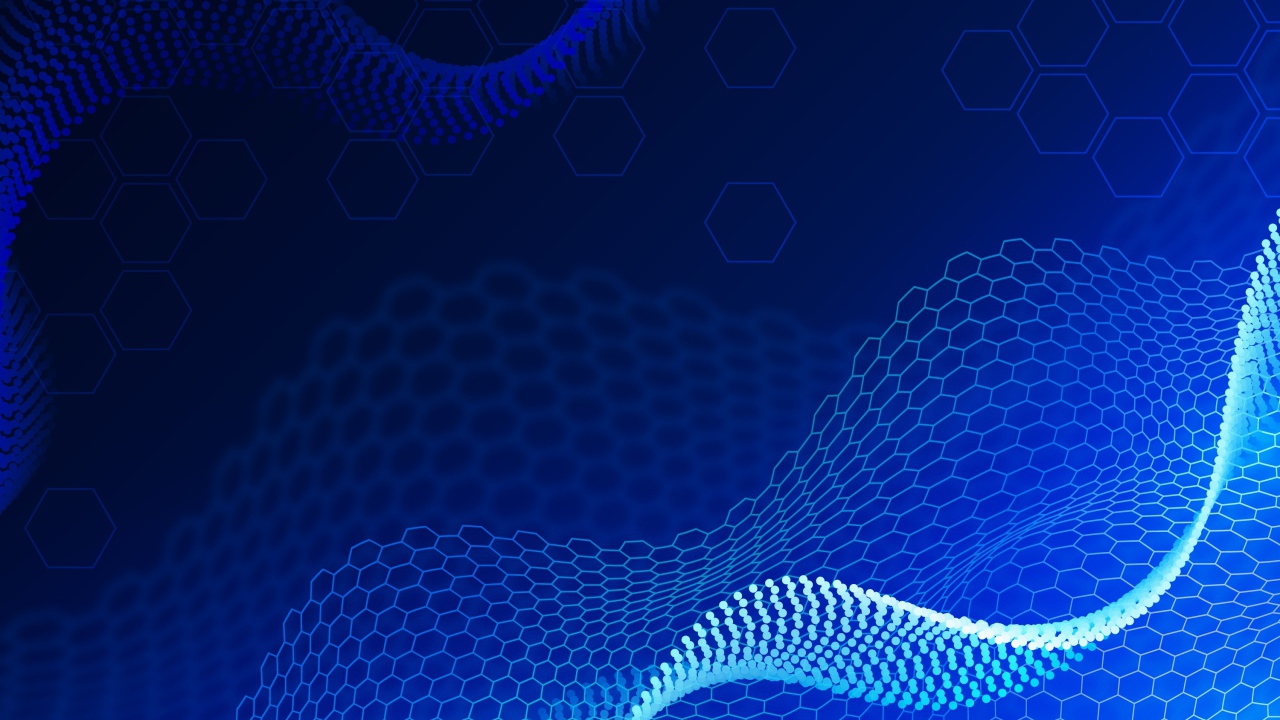 Неоновые абстрактные соты