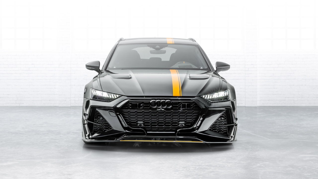 Автомобиль Mansory Audi RS 6 Avant 2020 года вид спереди 