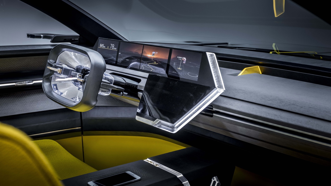 Салон автомобиля Renault Morphoz 2020 года