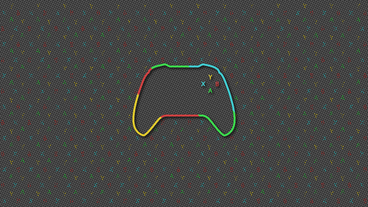 Нарисованный Xbox  контроллер 