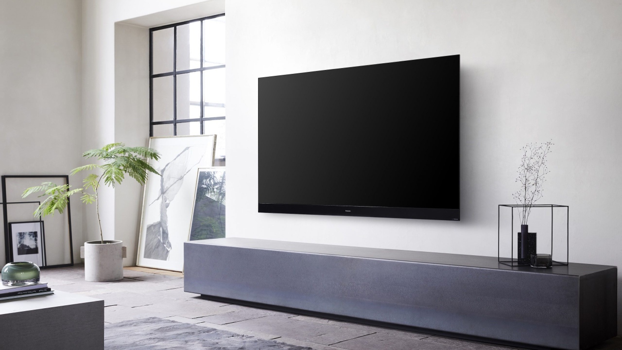 New Panasonic HZ2000 Dolby Vision IQ TV on the wall