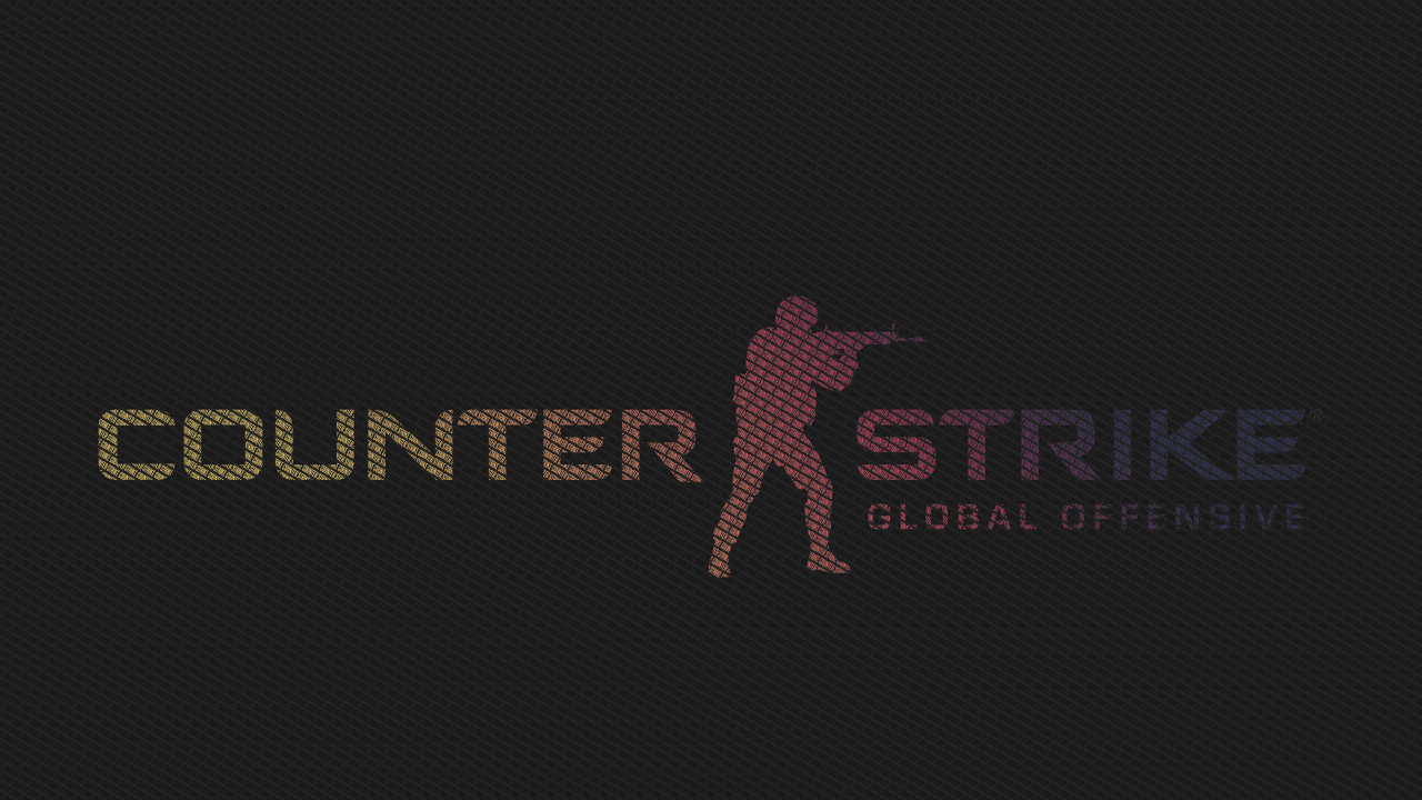Постер игры Counter-Strike: Global Offensive на сером фоне 