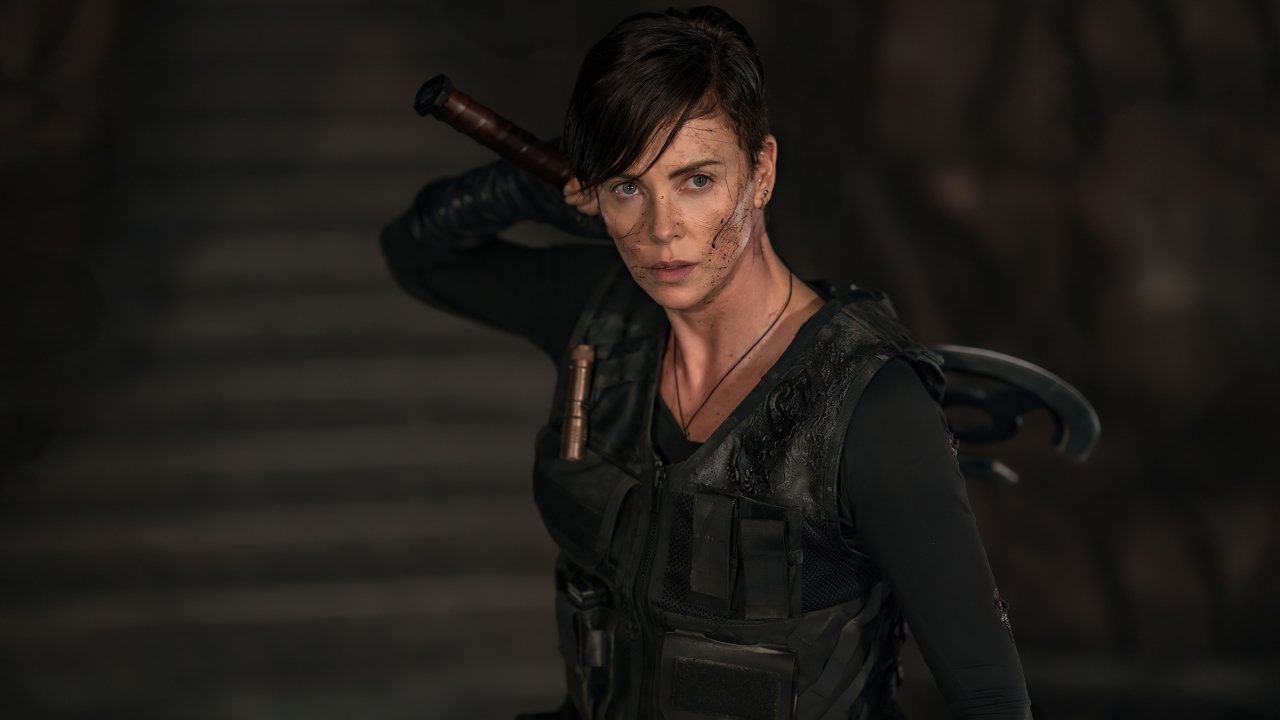 Актриса Шарлиз Терон в новом фильме Бессмертная гвардия, 2020