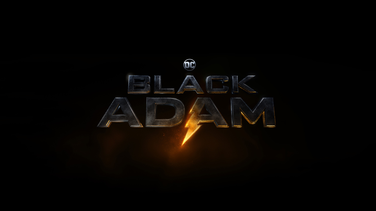 The logo of the new superhero movie Black Adam