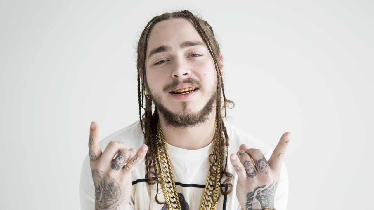 Популярный американский рэпер Post Malone