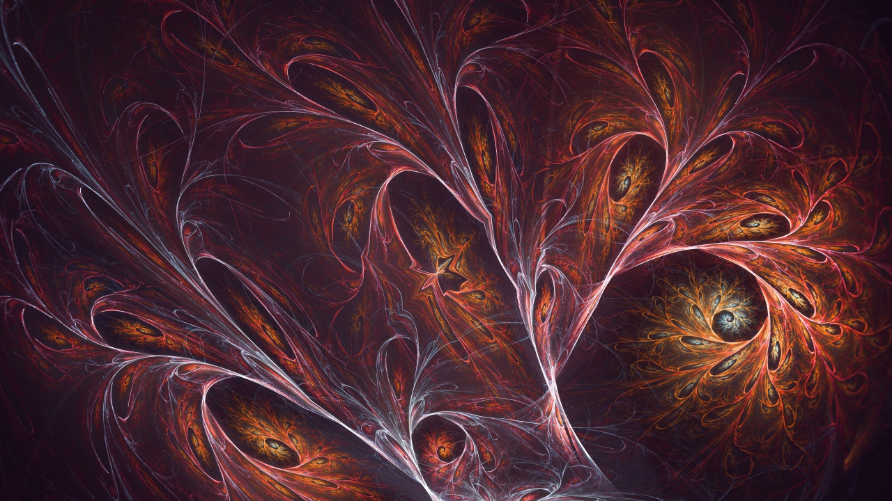 Красивый размытый узор с неоном 