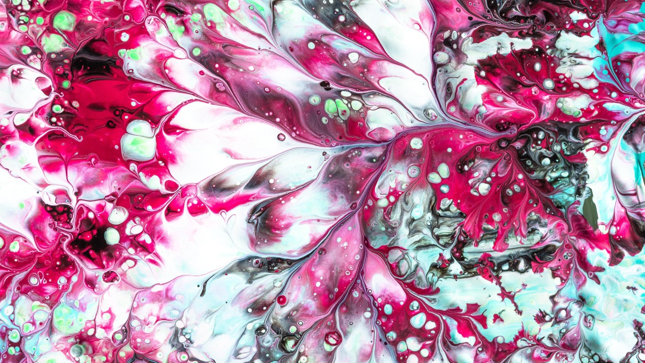 Красивый разноцветный узор абстракция