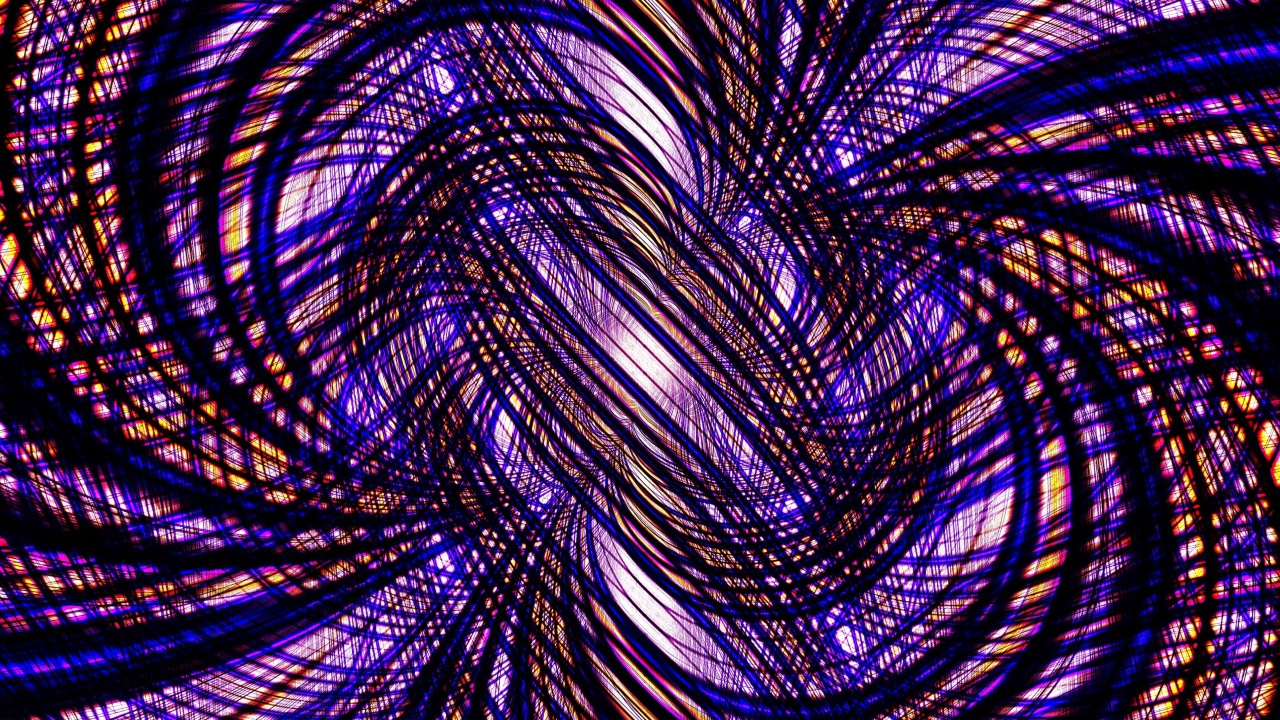 Красивый фиолетовый фрактальный узор