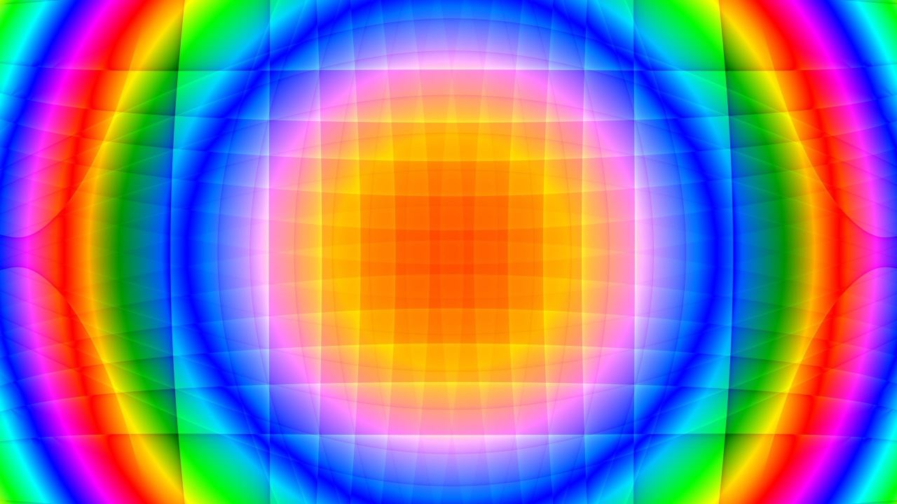 Красивый радужный круг 