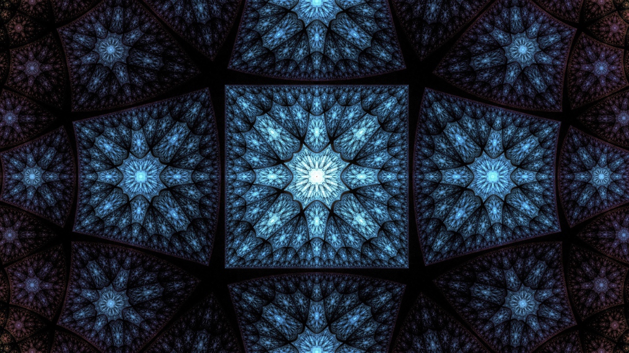 Синий градиентный рисунок 