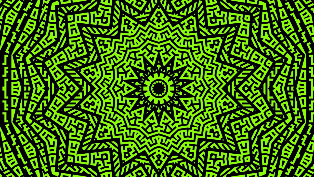 Необычный абстрактный рисунок мандала 