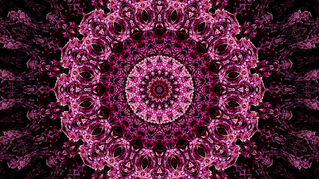 Необычный абстрактный розовый рисунок