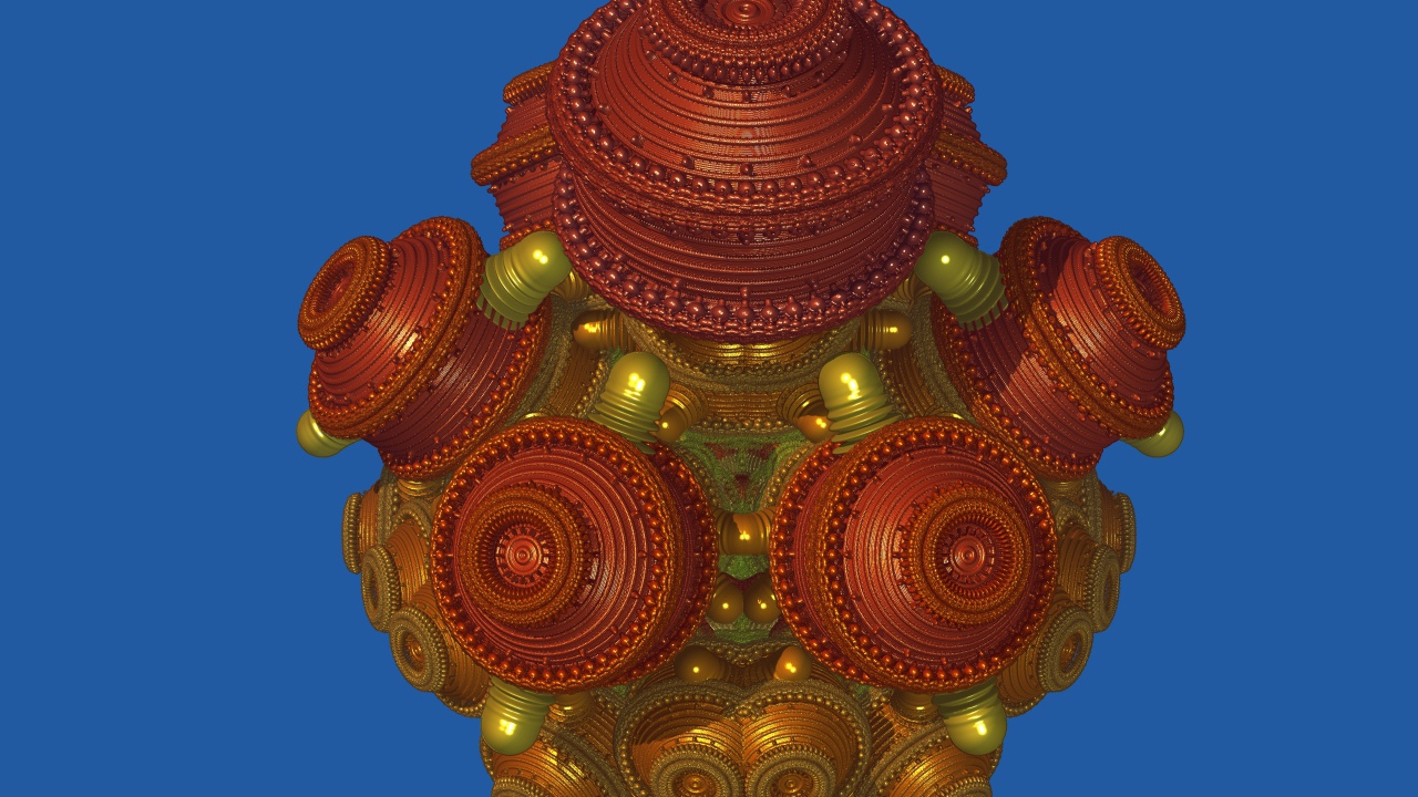 Необычный цифровой дизайн на голубом фоне