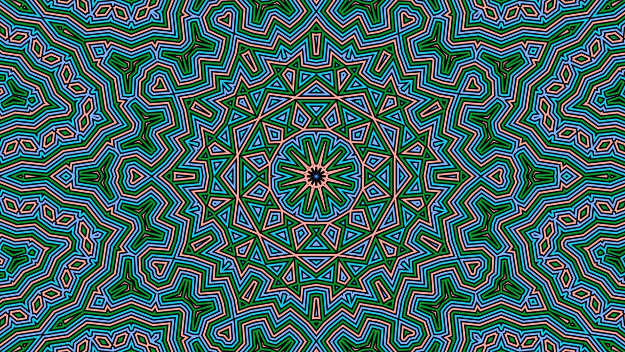 Необычный фрактальный узор 