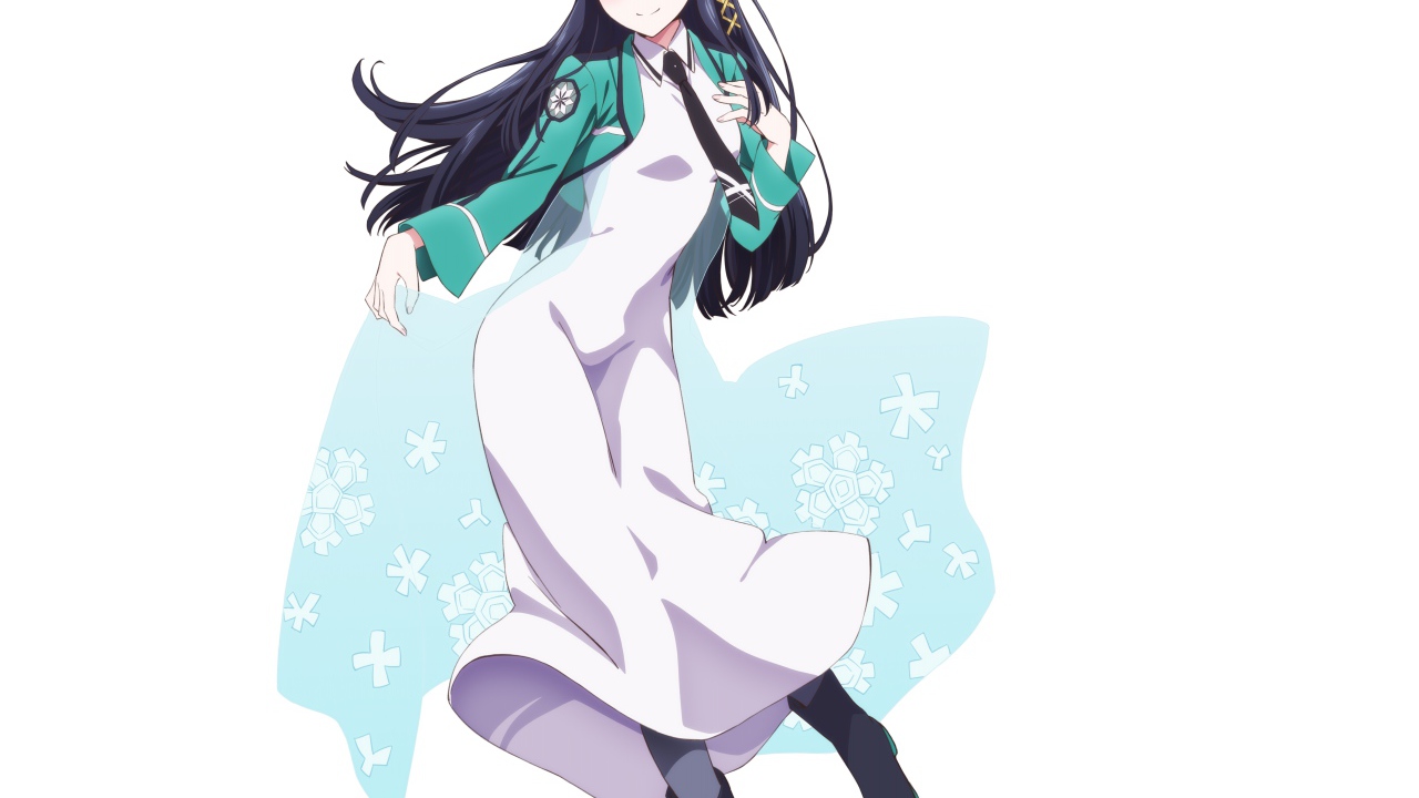 Красивая девушка Shiba Miyuki персонаж аниме  The Honor Student at Magic High School