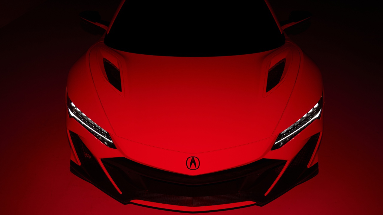 Капот автомобиля Acura NSX Type S, 2022 года