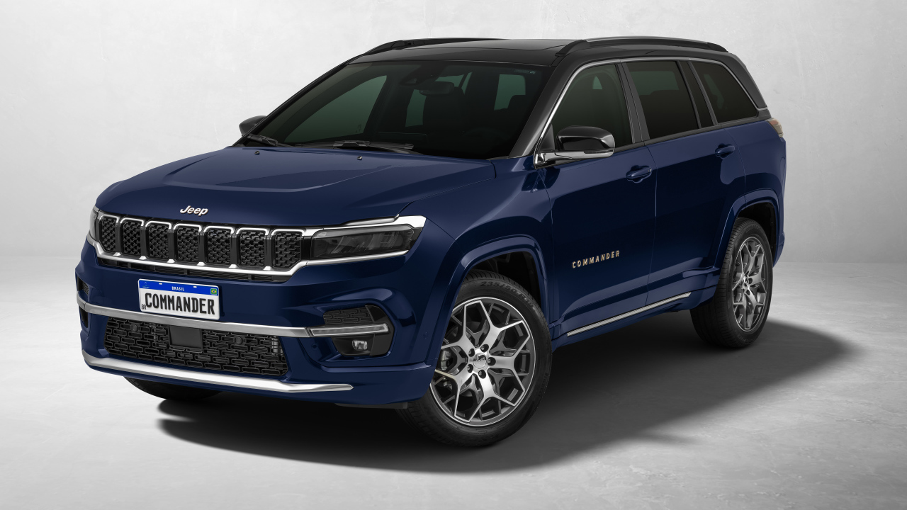 Синий внедорожник Jeep Commander Overland T270 2021 года