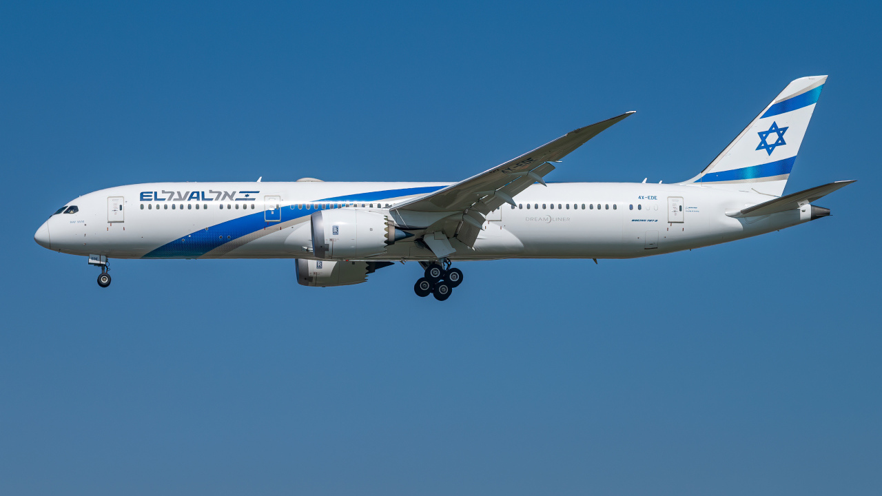 Пассажирский Boeing 787-9 авиакомпании El Al