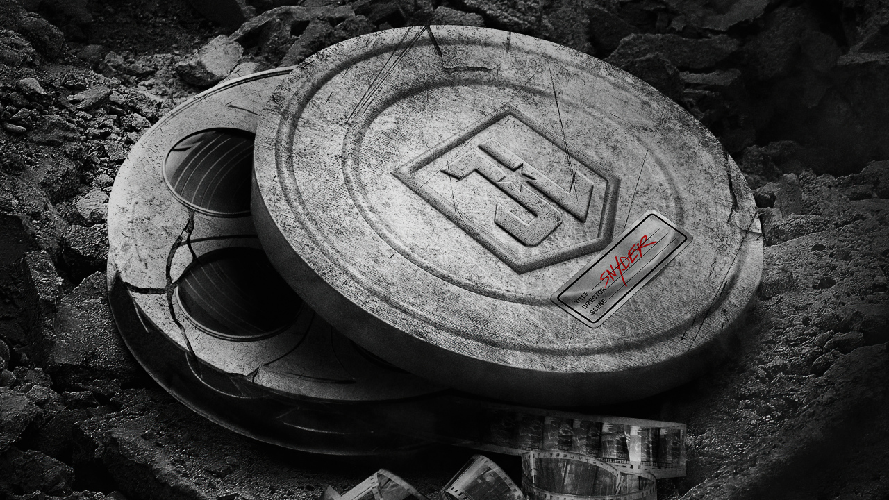 Старая бобина с фильмом Лига справедливости Зака Снайдера, 2021