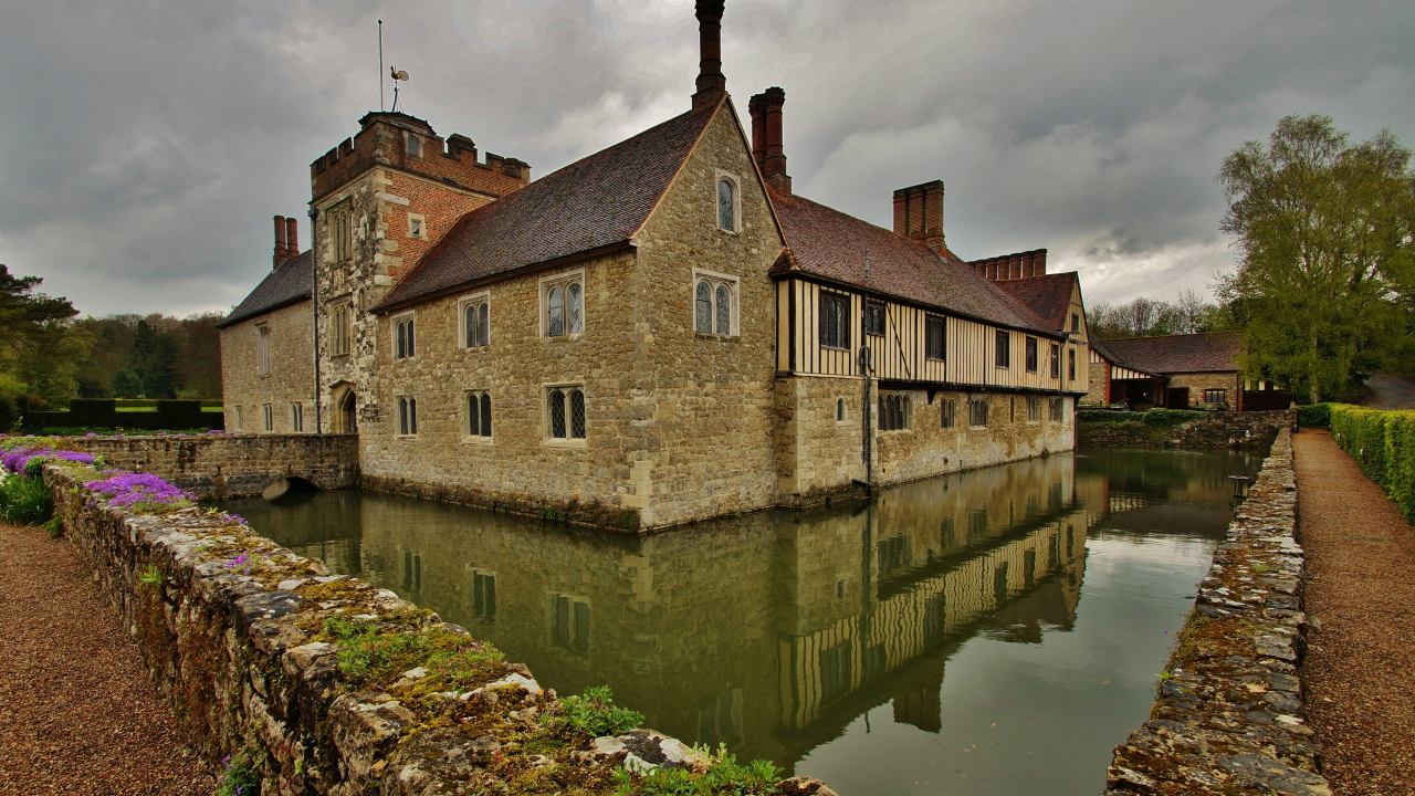 Тюдоровское поместье Ightham Mote в Кенте, Англия