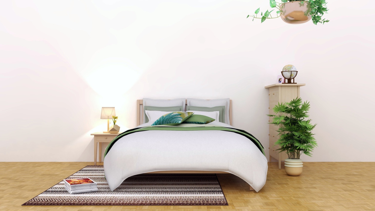 Спальная комната в стиле минимализм