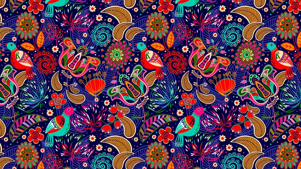 Красивый яркий абстрактный рисунок