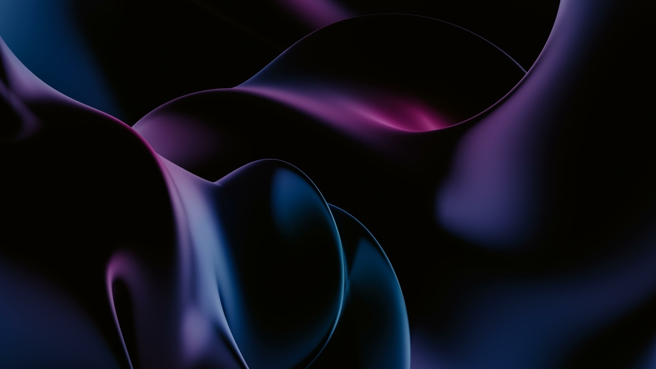 Черно синие волны абстракция