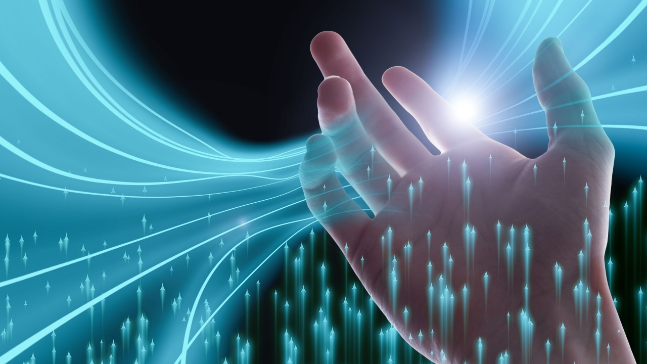 Рука ловит нейронные волны 