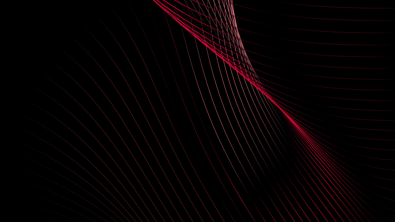 Красные волнистые тонкие линии на черном фоне