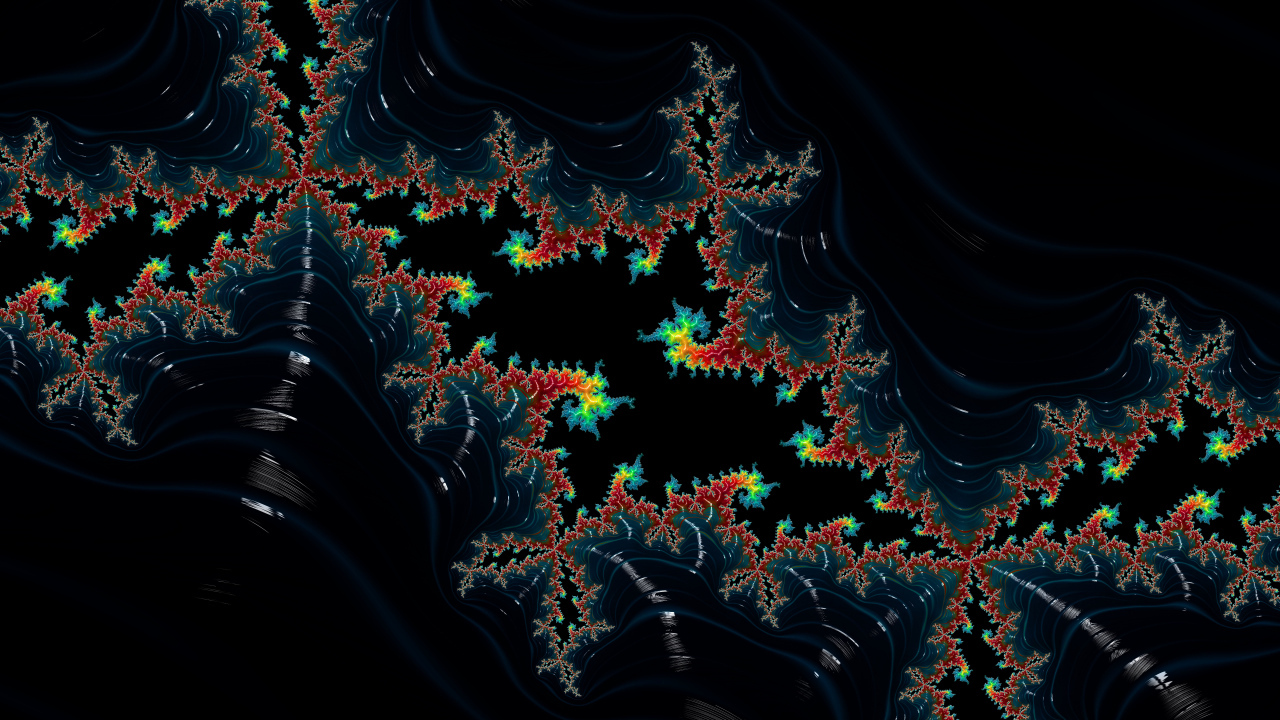 Странный  фрактальный рисунок